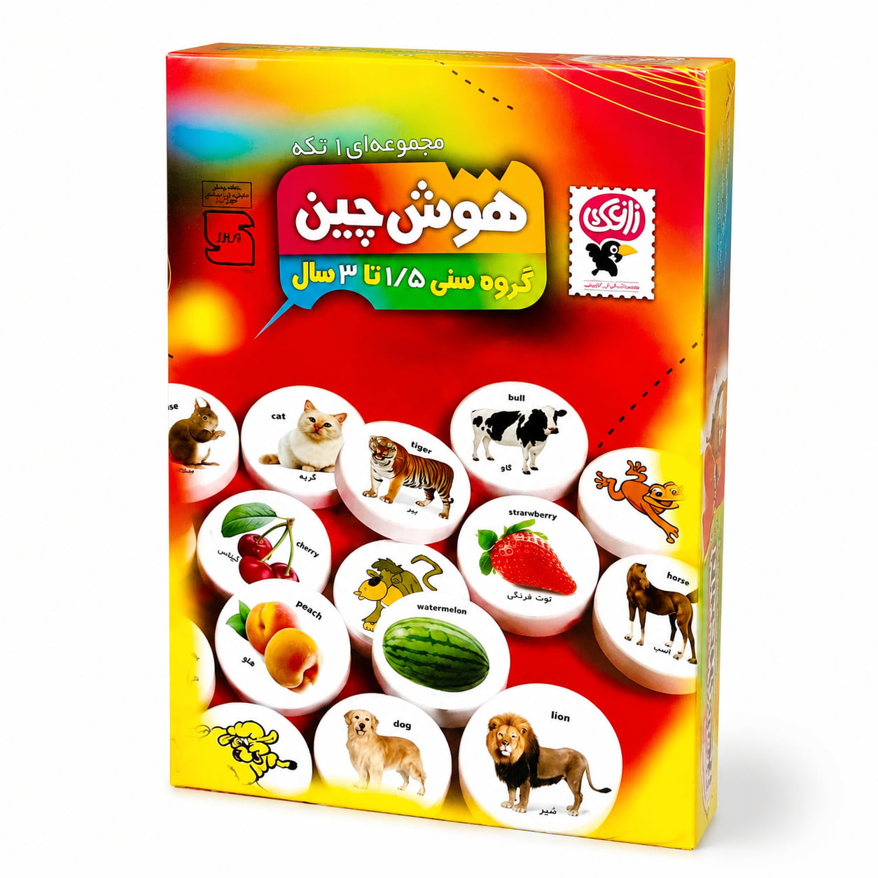 تصویر بازی فکری هوش چین یک تکه، بازی فکری کودک از برند زاغک