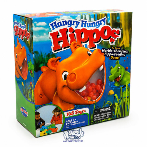 تصویر بازی فکری اسب گرسنه (Hungry Hippos)، بازی فکری کودک