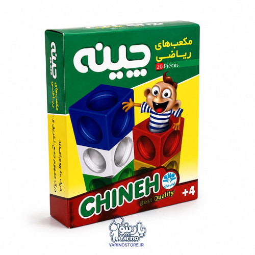تصویر بازی فکری مکعب ریاضی چینه (20 قطعه)، بازی فکری کودک از برند آوای باران