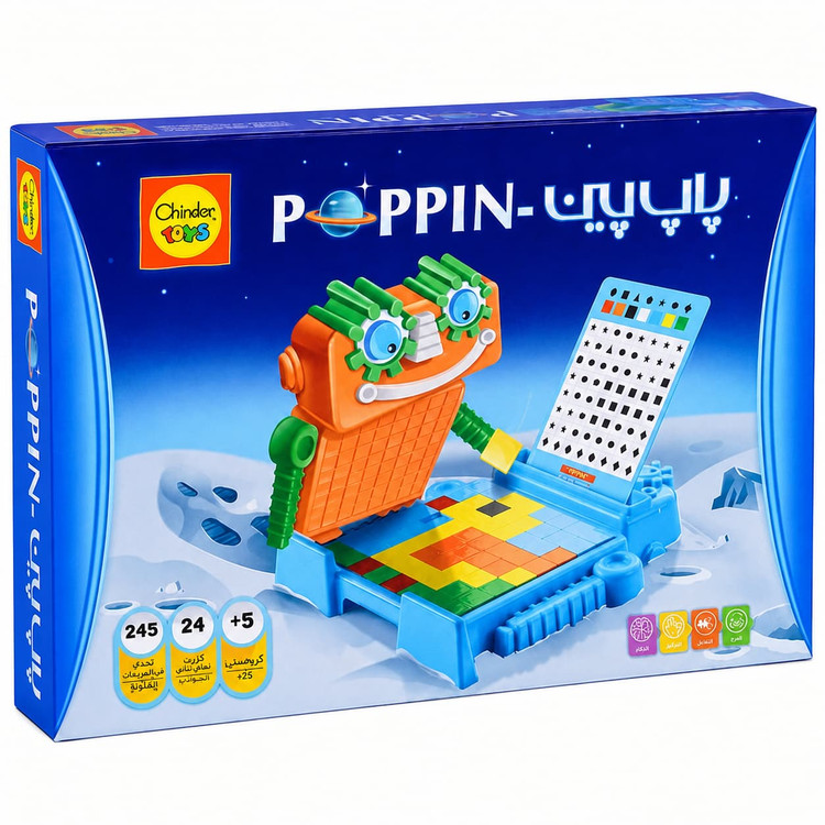 بازی فکری پاپ پین (Pop Pin) چیندر تویز 5 سال به بالا