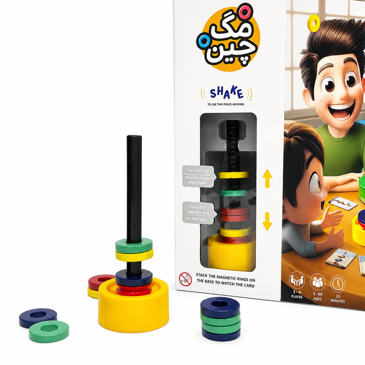 بازی فکری مگ چین پلی مگنت (Mag Chain Play Magnet) 5 تا 99 سال