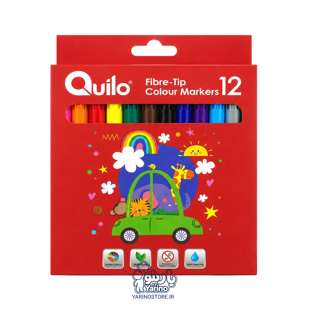 ست ماژیک نقاشی ۱۲ رنگ کویلو (Quilo)