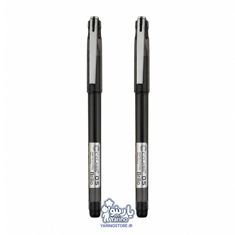 پک ۲ عددی خودکار مشکی ژلهای سیکلاس بریلو ۰.۵ میلیمتر | 0.5mm