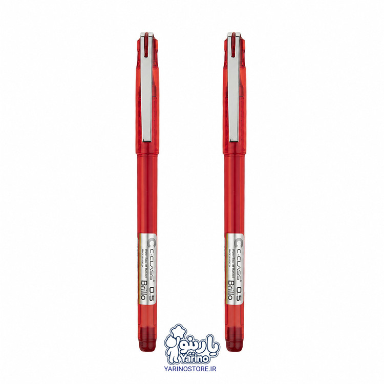 پک ۲ عددی خودکار قرمز ژلهای سیکلاس بریلو ۰.۵ میلیمتر | 0.5mm