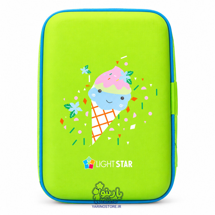 جامدادی تبلتی سایز بزرگ برجسته طرح هپی آیس کریم (Happy Ice Cream) (وارداتی)