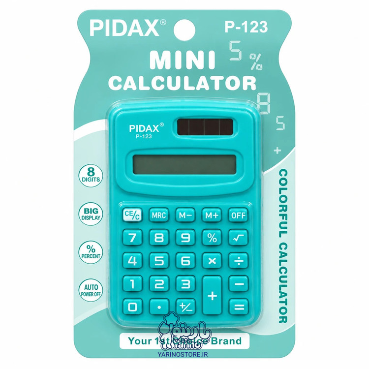 ماشین حساب جیبی ۸ رقمی پیداکس (PIDAX)