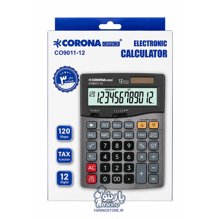 ماشین حساب اداری ۱۲ رقمی کرونا (وارداتی)